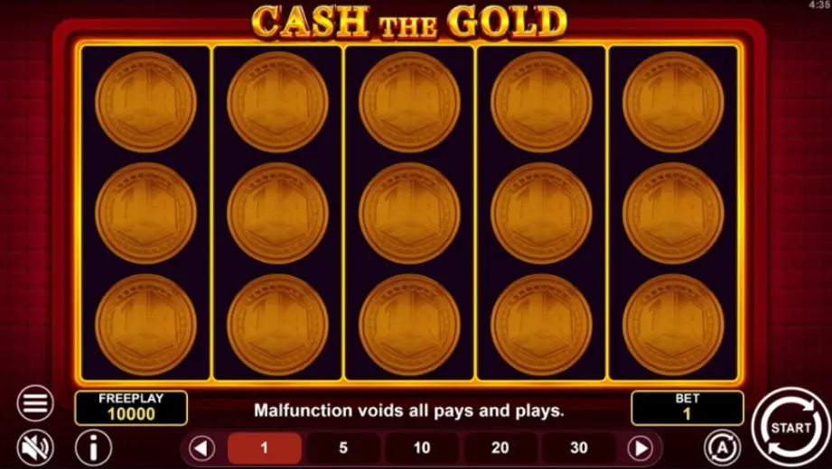 واجهة Cash the Gold