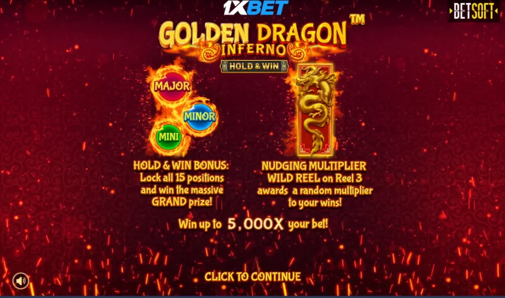 شاشة تحميل لعبة Golden Dragon Inferno (نسخة واحدة)