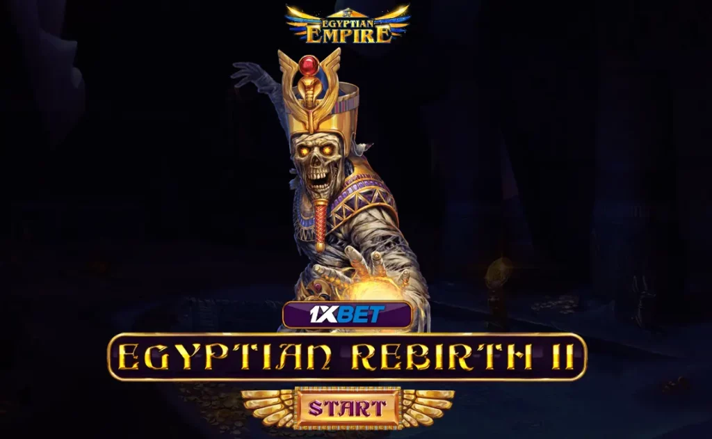 صفحة تحميل لعبة 1xbet Egyptian Rebirth II