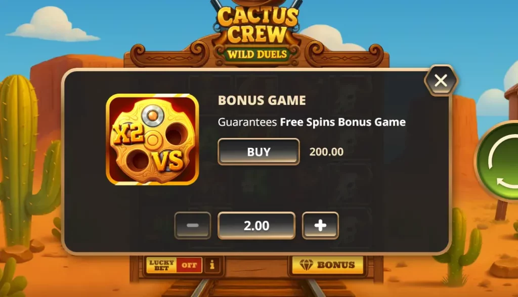لعبة Cactus Crew Wild Duels Bonus Game