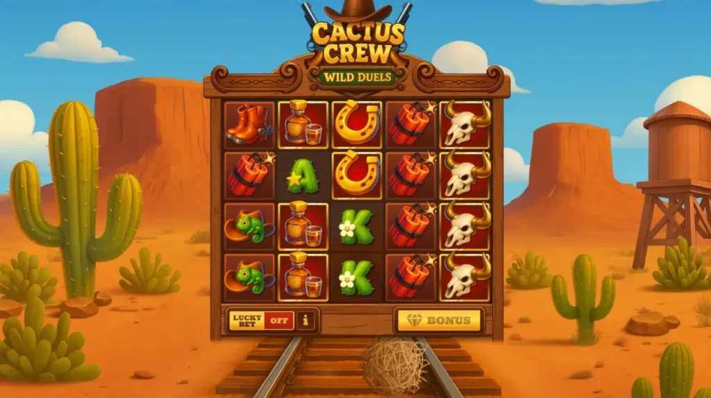 واجهة Cactus Crew Wild Duels