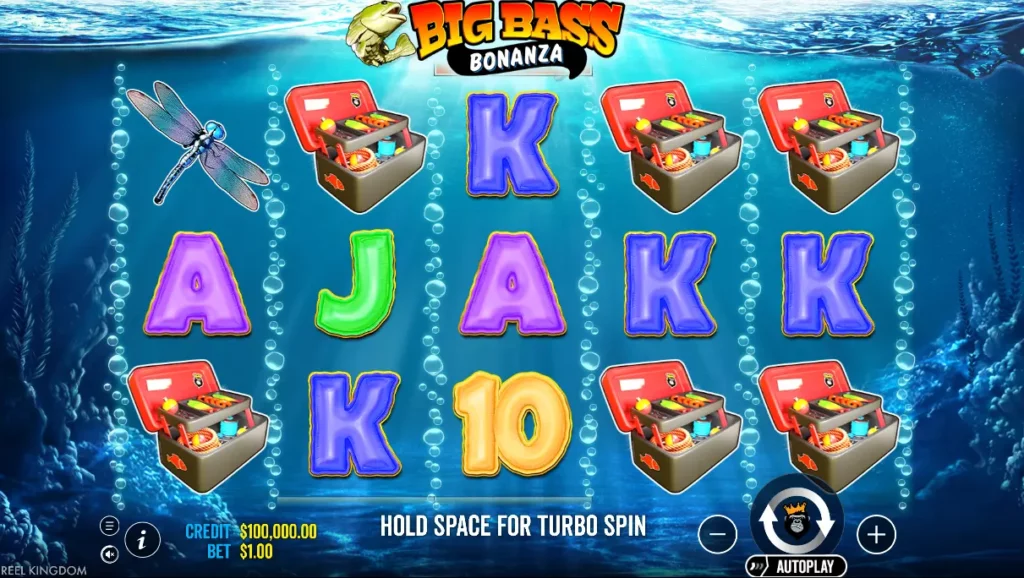 واجهة Big Bass Bonanza